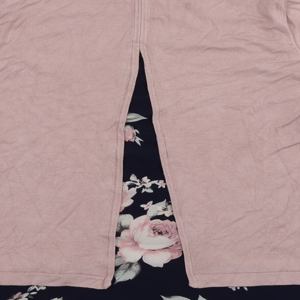 Lakeland Womens Pink Viscose Pullover Sweatshirt Size M Pullover