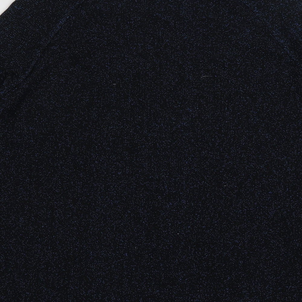 Phase Eight Womens Blue Polyester Pullover Sweatshirt Size 12 Pullover