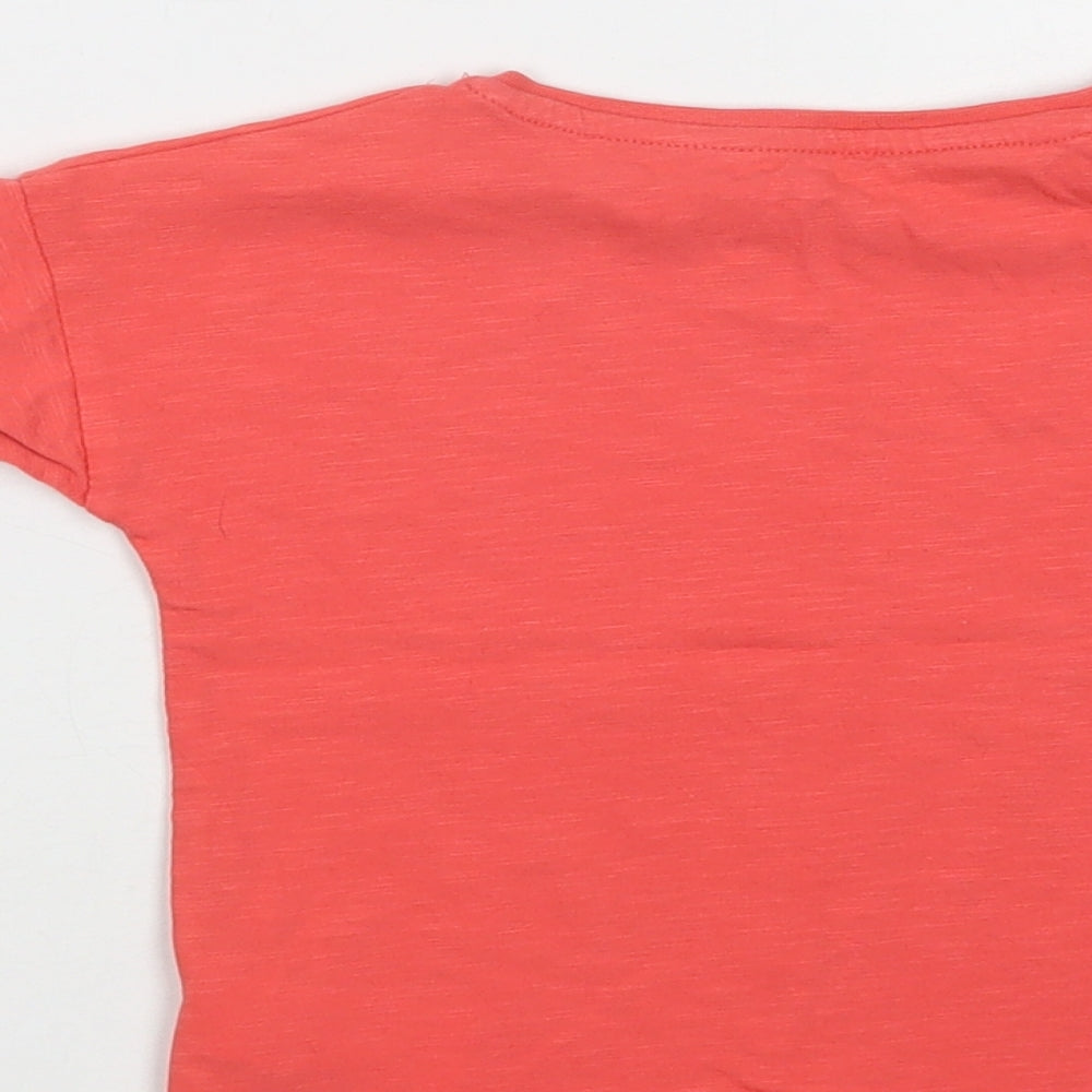 F&F Baby Pink Cotton Basic Polo Size 18-24 Months Crew Neck - Happy Day