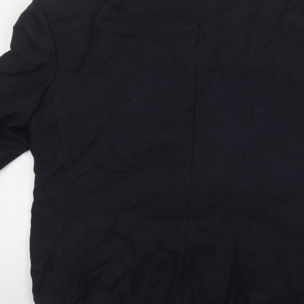 Conqueror Mens Blue Jacket Blazer Size 38 Button