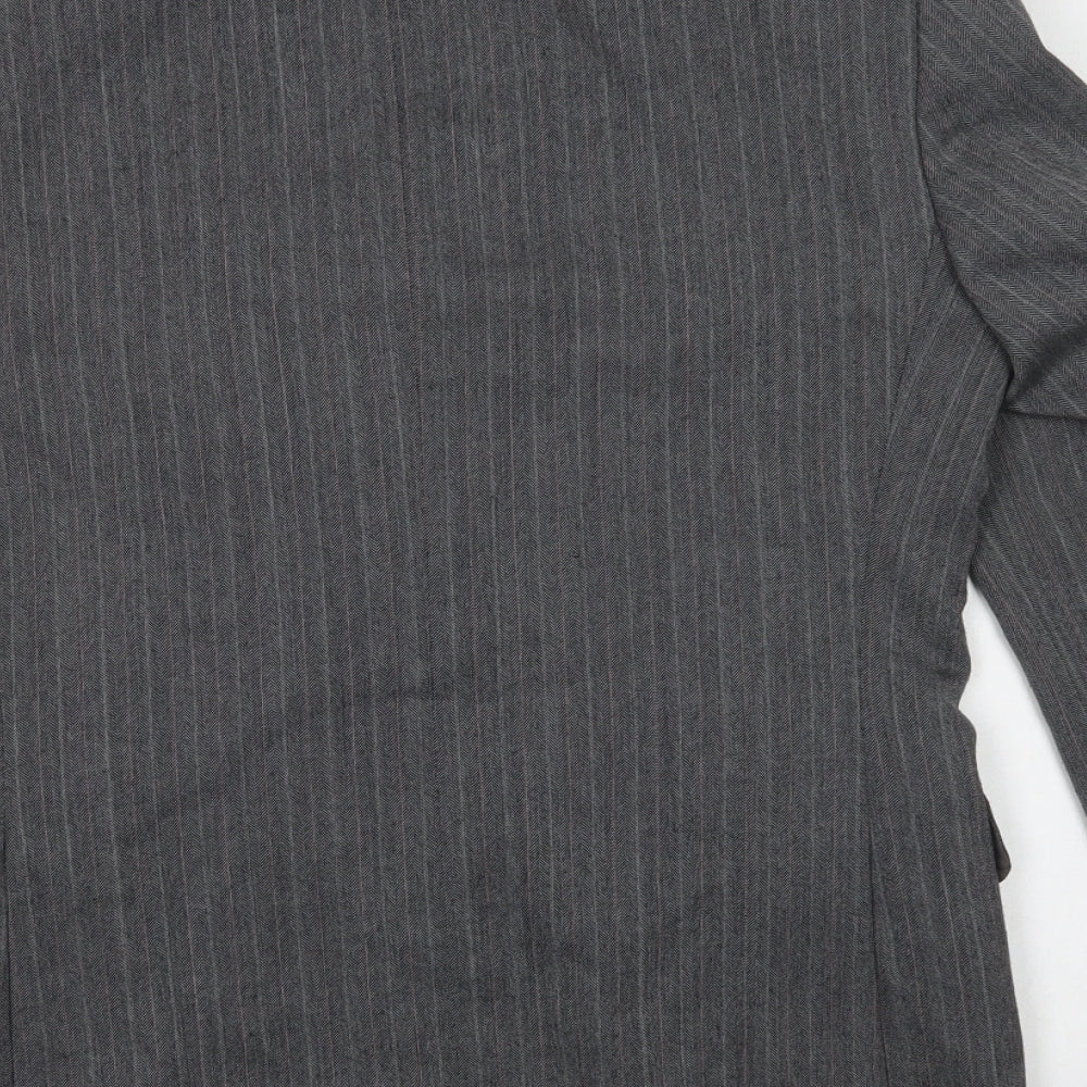Marks & Spencer Mens Grey Jacket Blazer Size M Button
