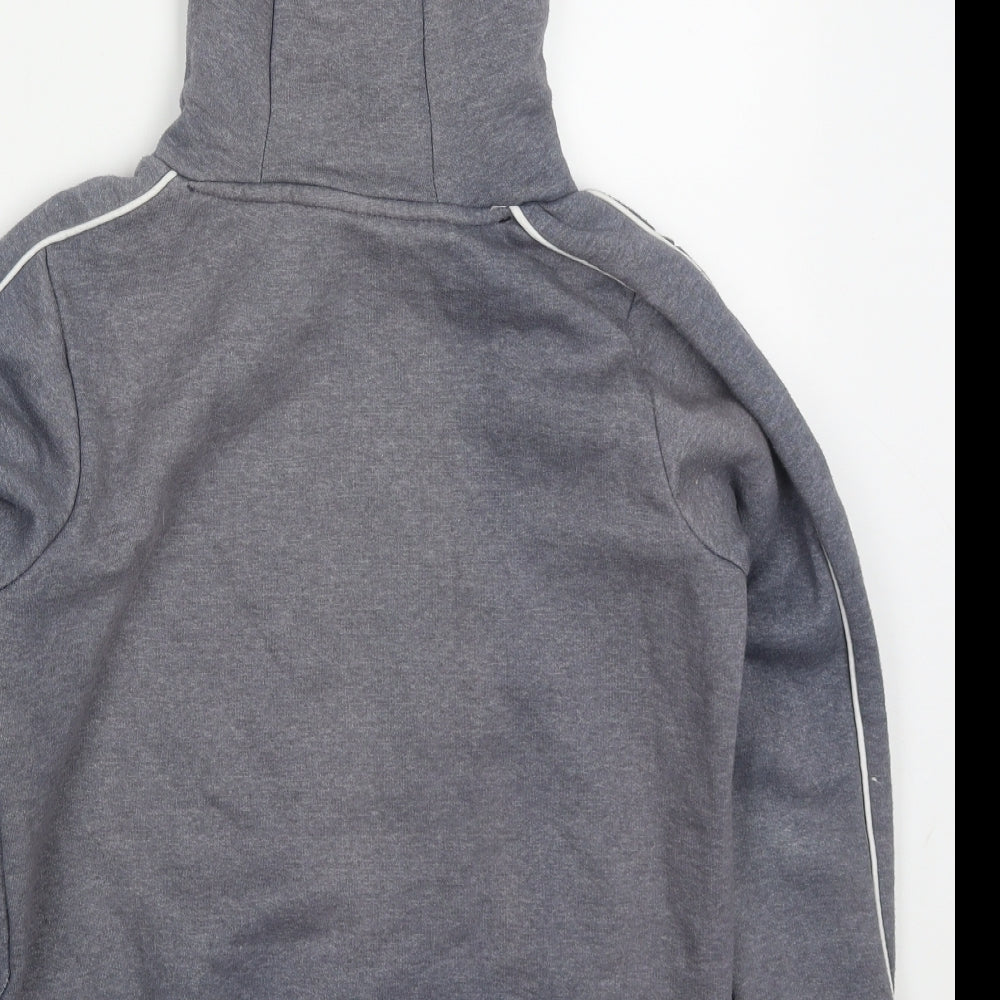 Holyfield Boys Grey Cotton Pullover Hoodie Size 10-11 Years Pullover