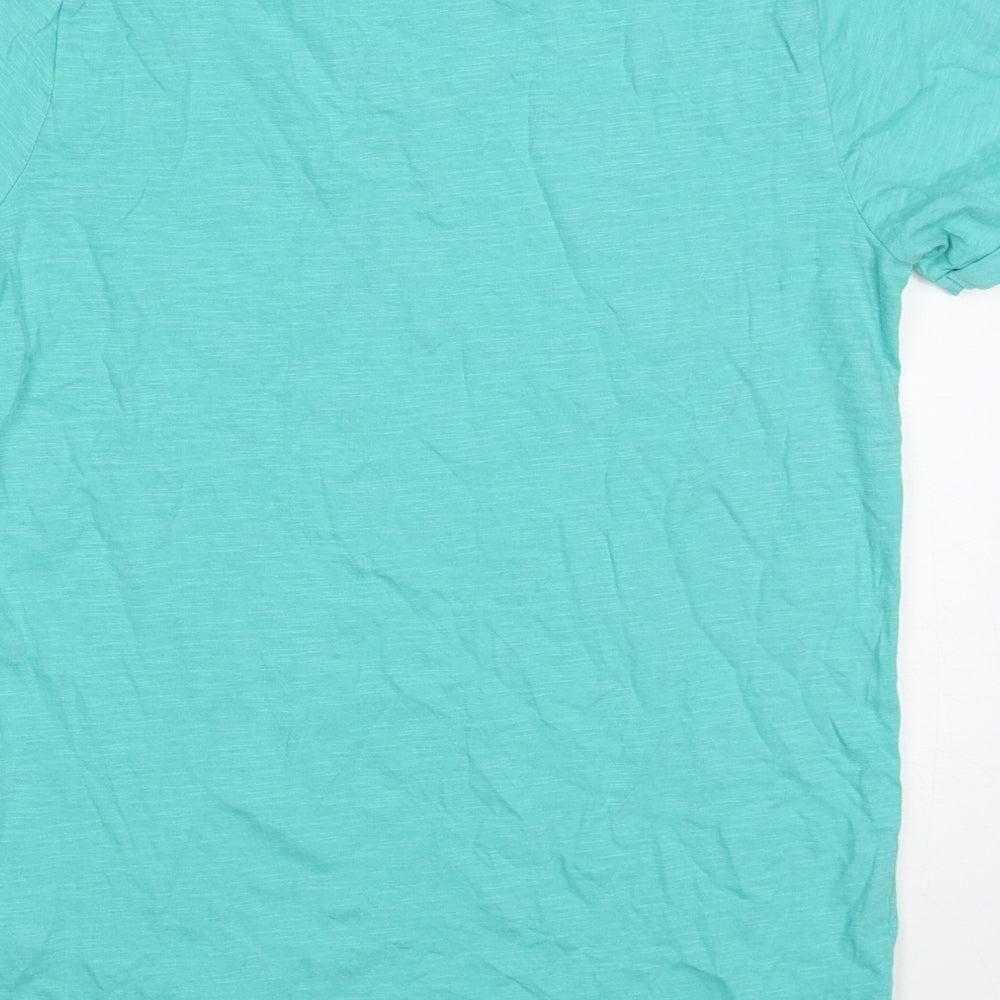 NEXT Boys Blue Cotton Basic T-Shirt Size 10 Years Crew Neck Pullover