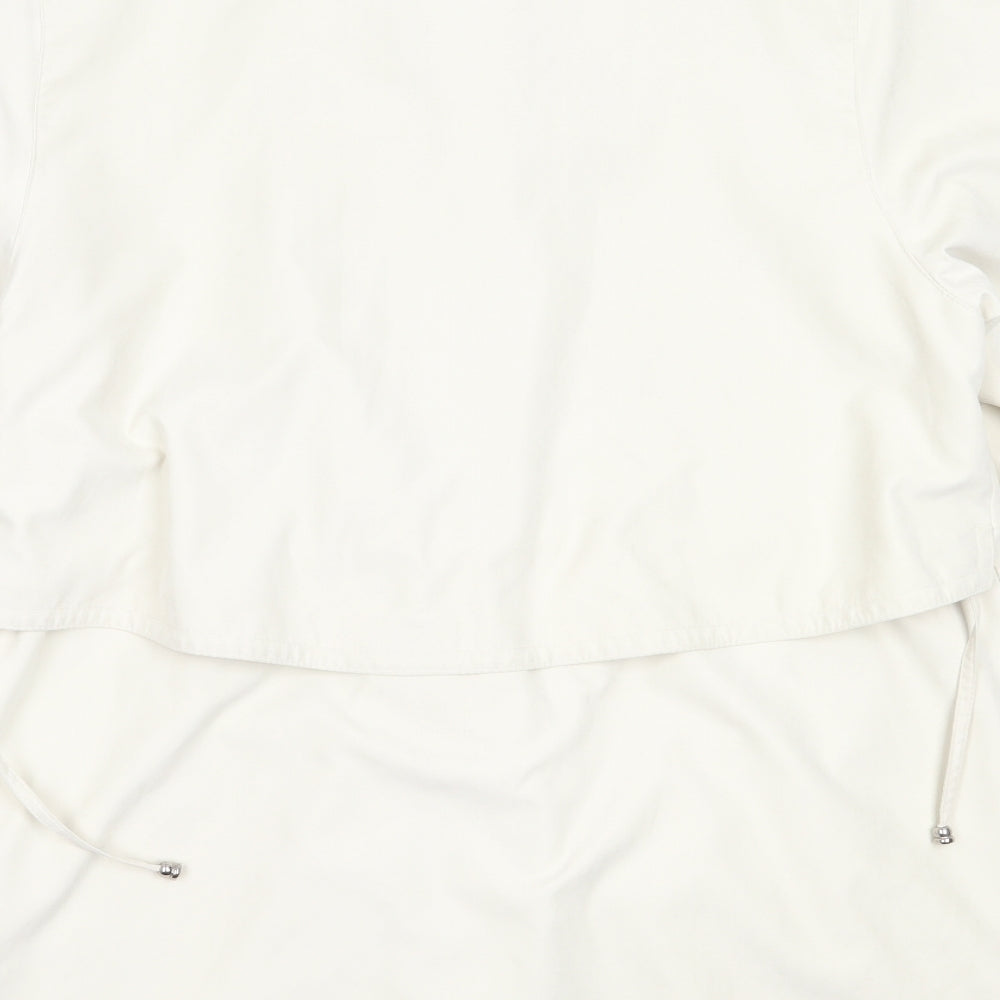Preworn Womens Beige Jacket Coat Size 10