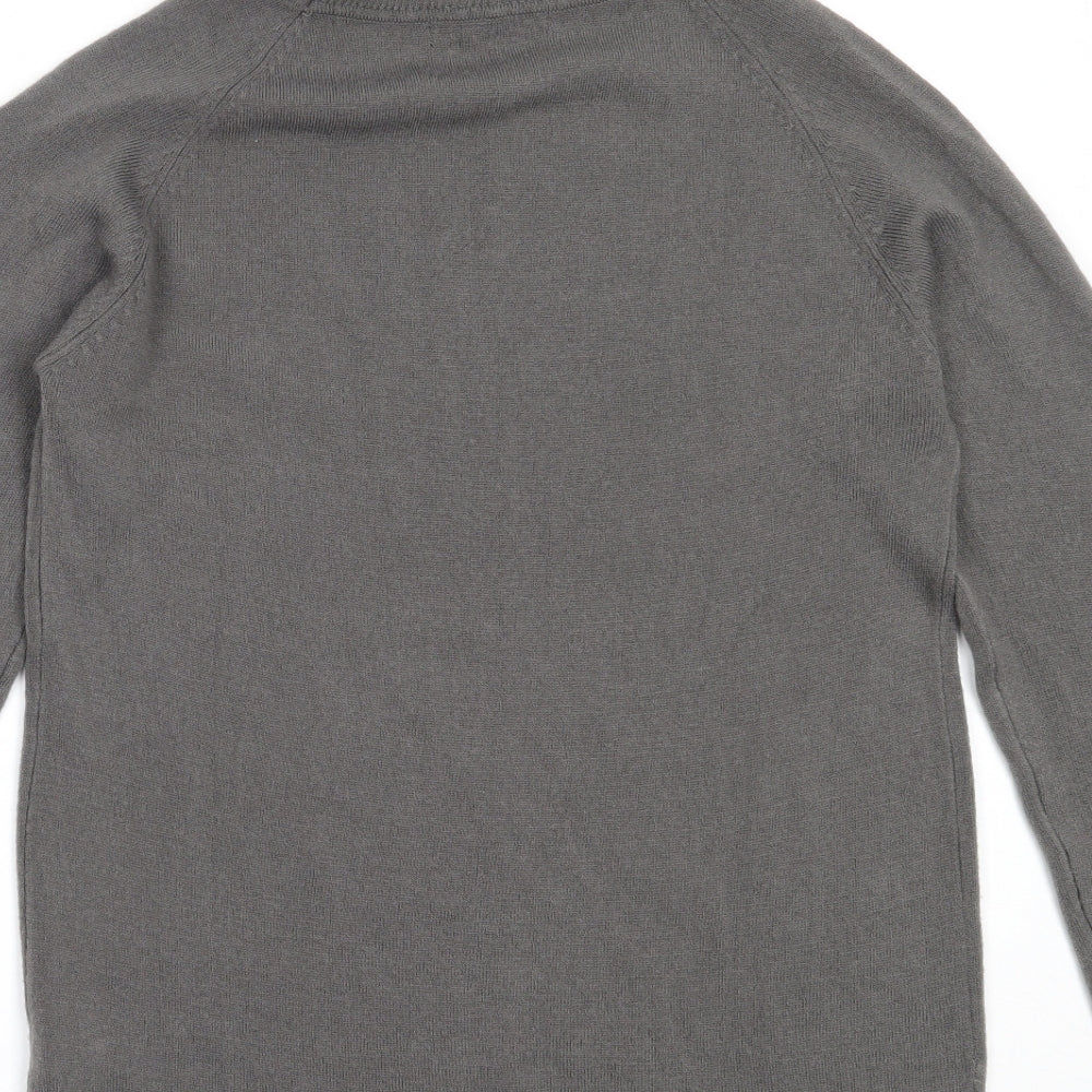 Atmosphere Womens Grey Roll Neck Acrylic Pullover Jumper Size 10