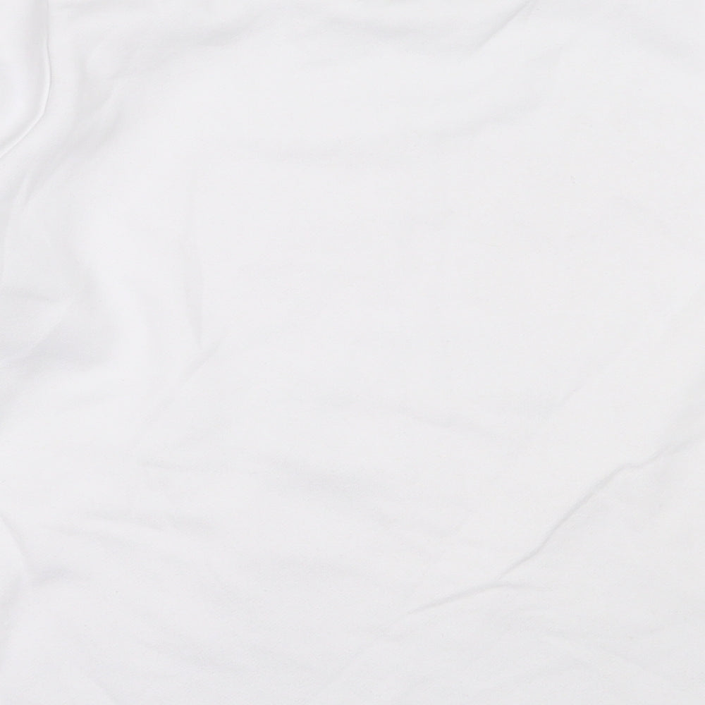 Primark Womens White Cotton Pullover Sweatshirt Size M - stranger things