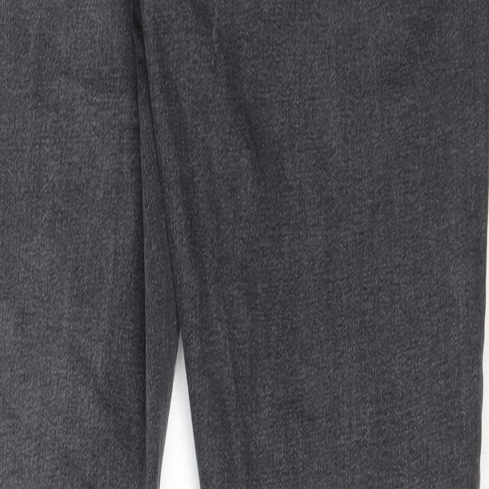 Topshop Womens Black Cotton Skinny Jeans Size 28 in L26 in Regular