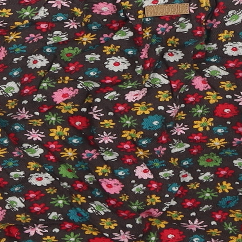 Boboli Girls Multicoloured Floral Viscose Skater Skirt Size 12 Years Regular