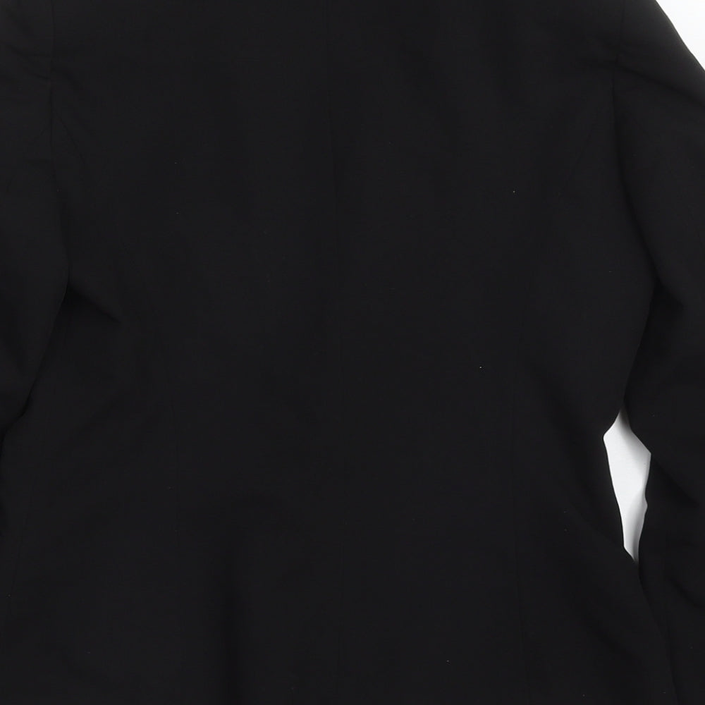 Atmosphere Womens Black Polyester Jacket Suit Jacket Size 10