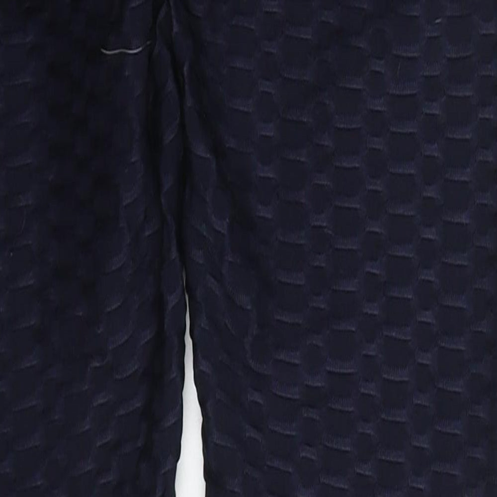 Preworn Womens Blue Polyester Carrot Leggings Size S L26 in