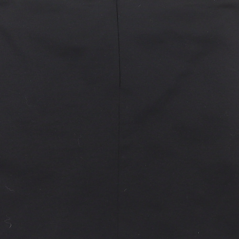 Primark Womens White Geometric Polyester A-Line Skirt Size 10 Zip