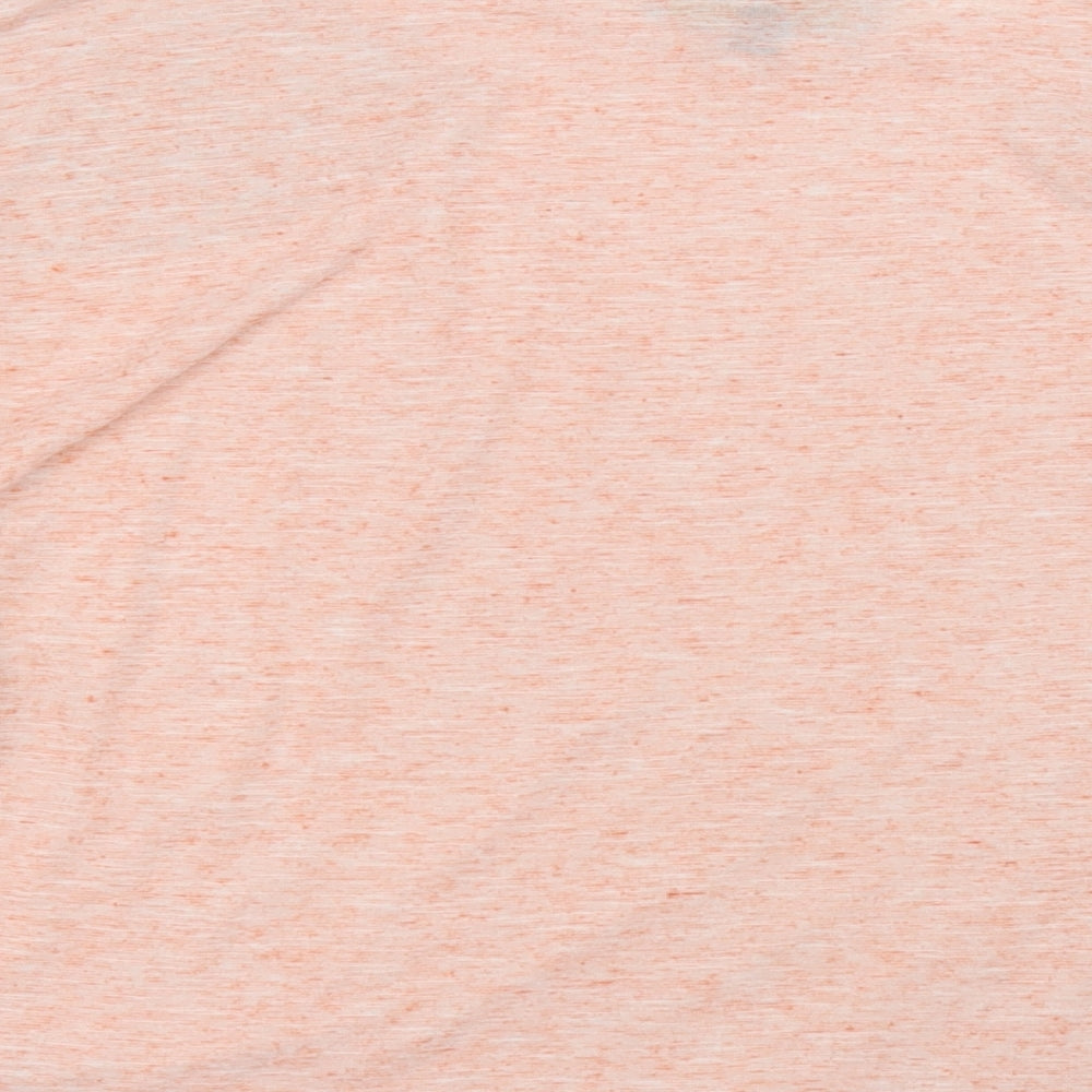 parisian Womens Pink Fair Isle Linen Pullover Sweatshirt Size L Pullover