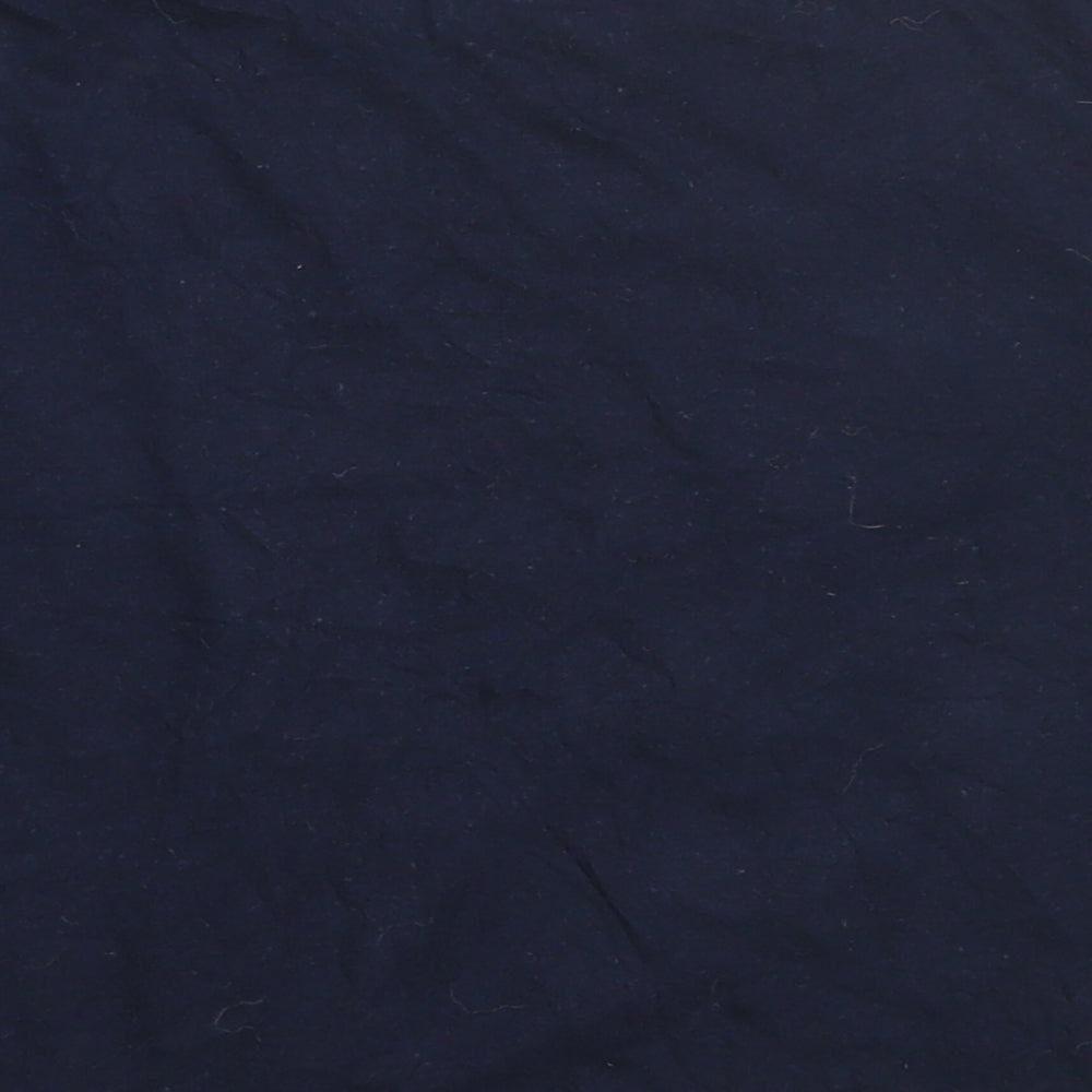 B&M Boys Blue Cotton Basic T-Shirt Size 6-7 Years Round Neck - shark