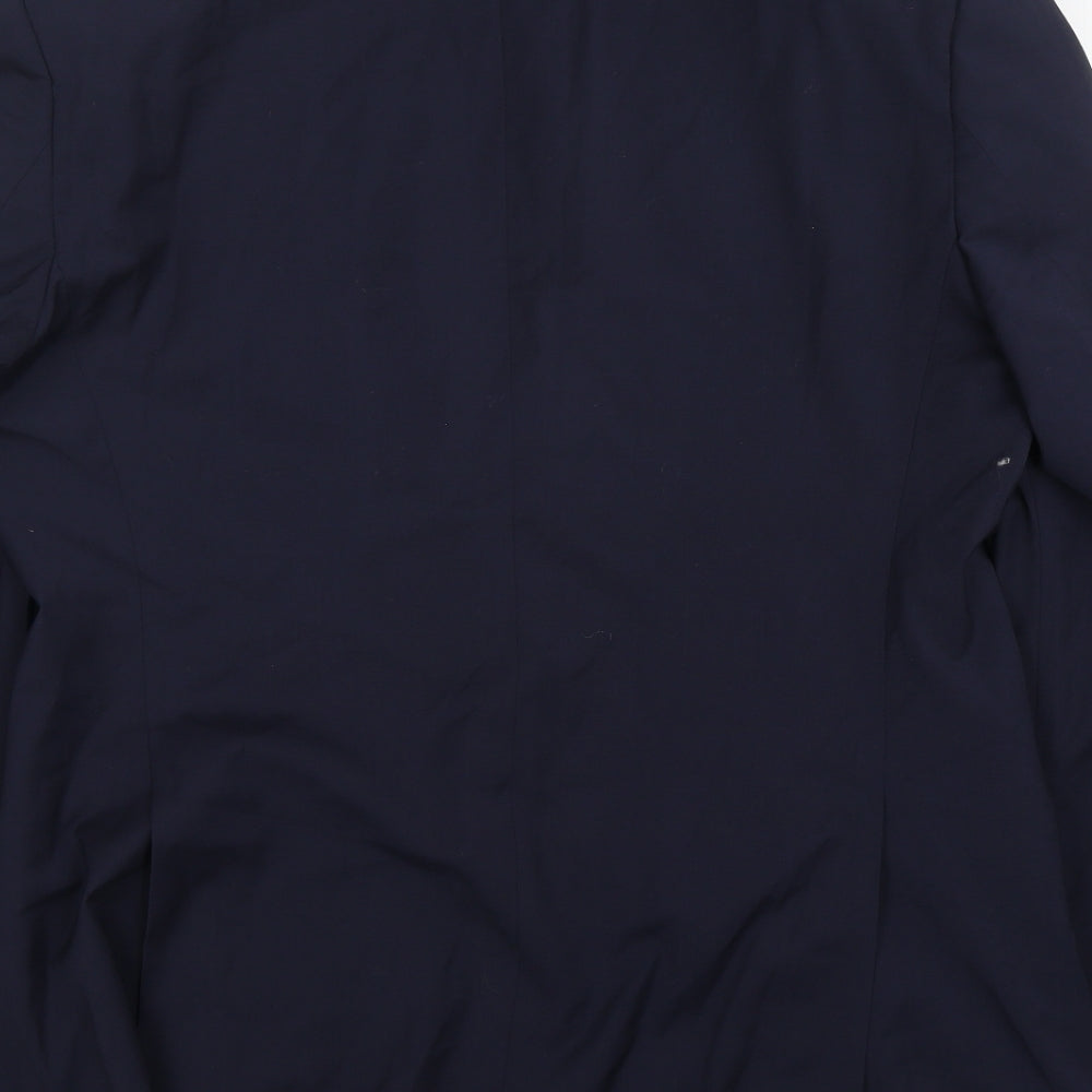 Marks & Spencer Mens Blue Wool Jacket Suit Jacket