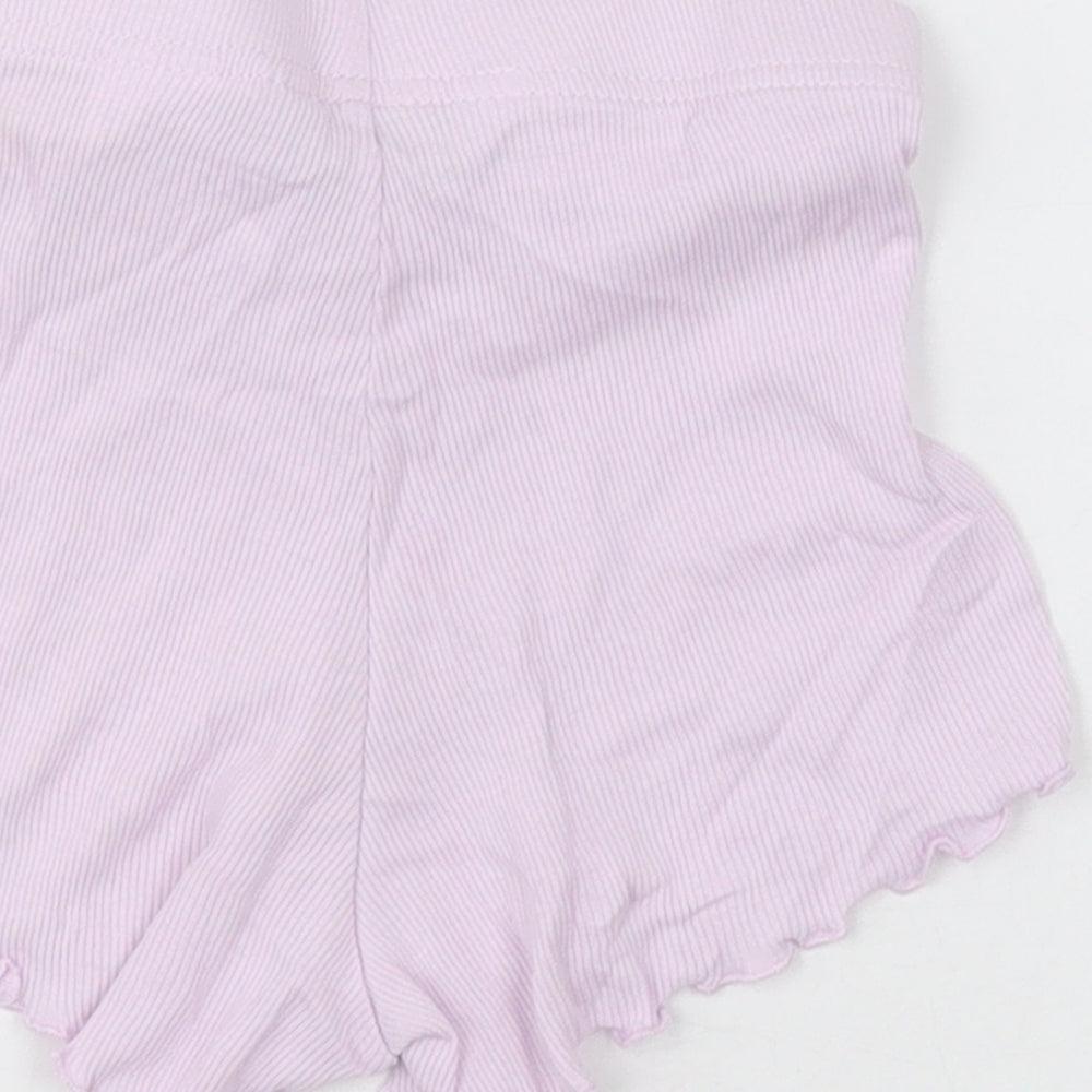 Primark Girls Purple Cotton Cami Sleep Shorts Size 18-24 Months Pullover