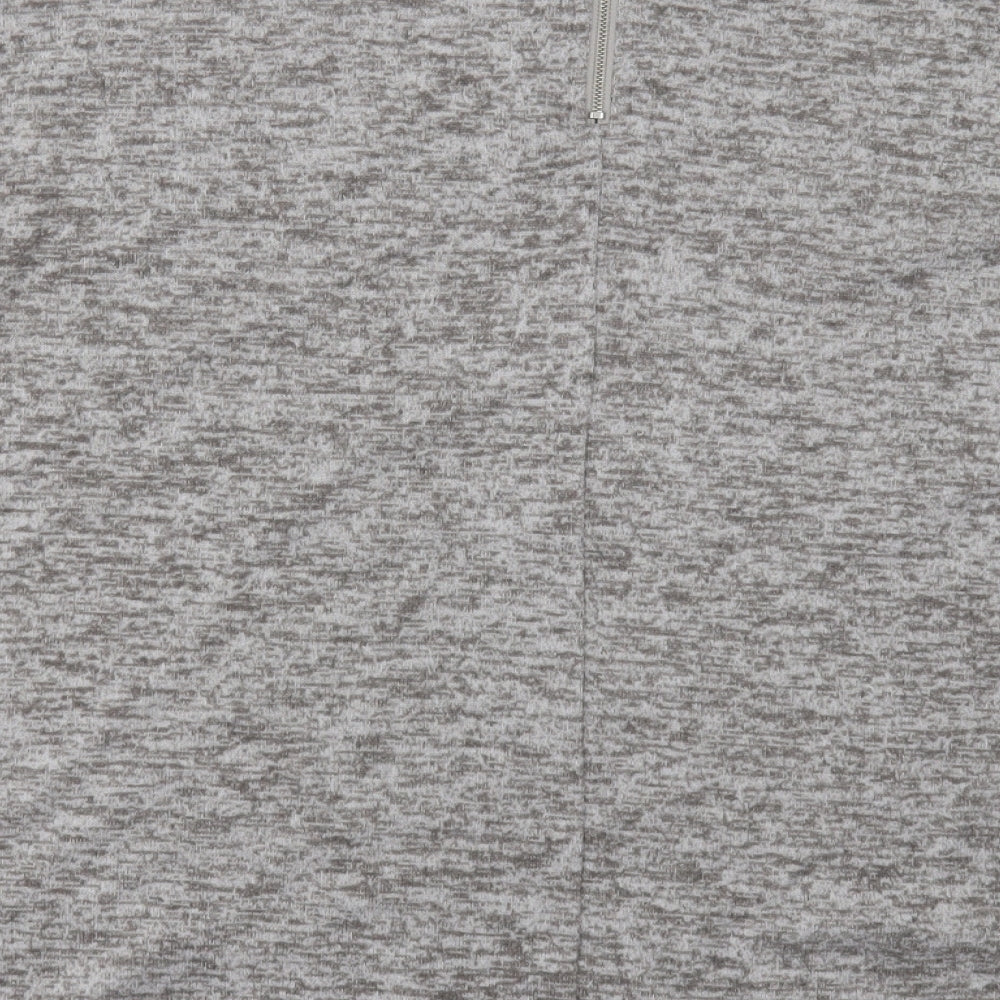 Primark Womens Grey Polyester Pullover Sweatshirt Size S Zip