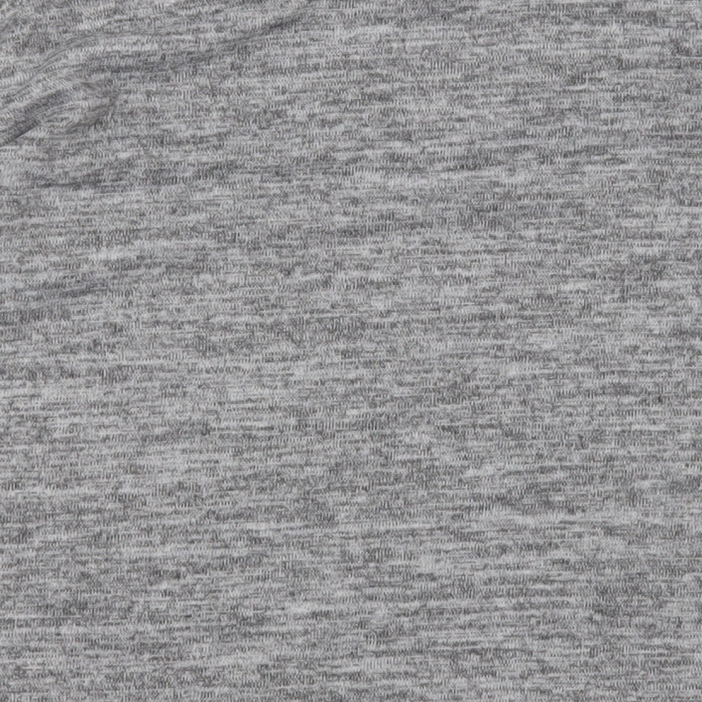 quix Womens Grey Polyester Pullover Sweatshirt Size S Pullover - Lace trim