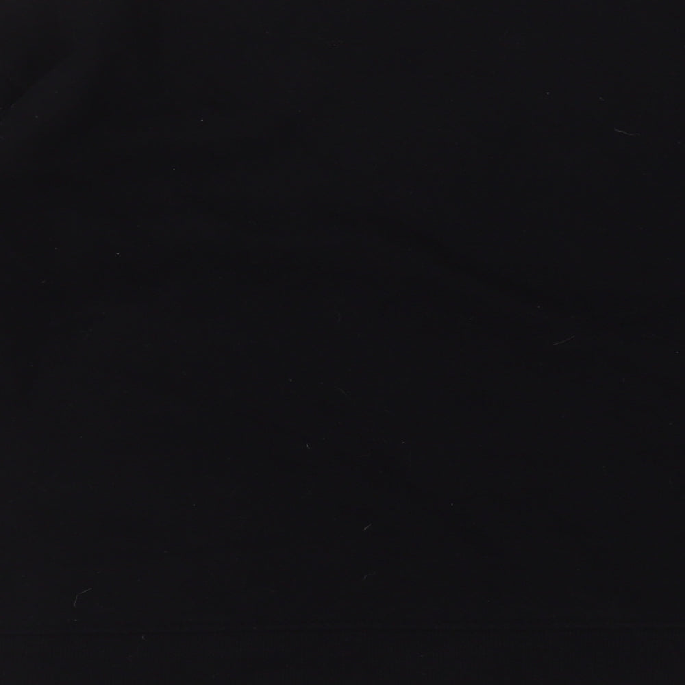 Primark Womens Black Crew Neck Cotton Pullover Jumper Size 6