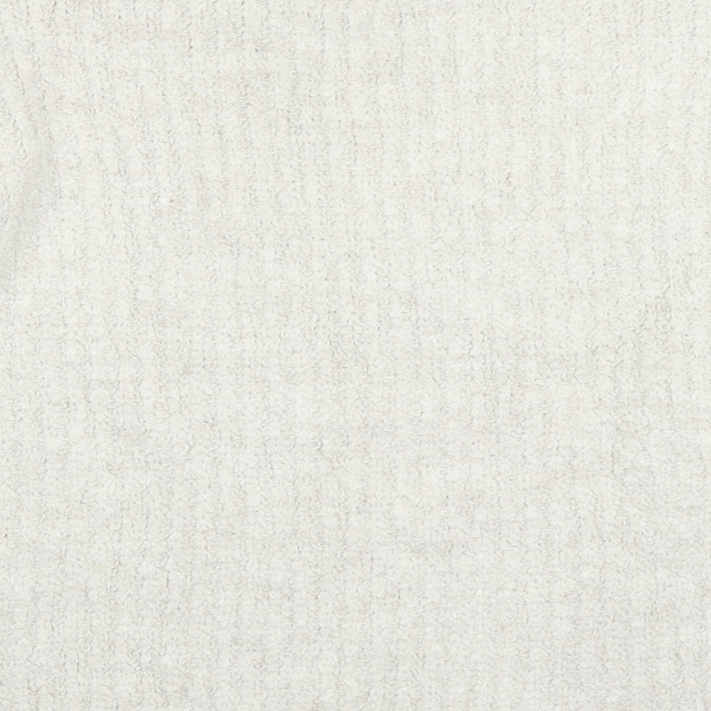 Marks & Spencer Womens Beige Round Neck Acrylic Pullover Jumper Size M