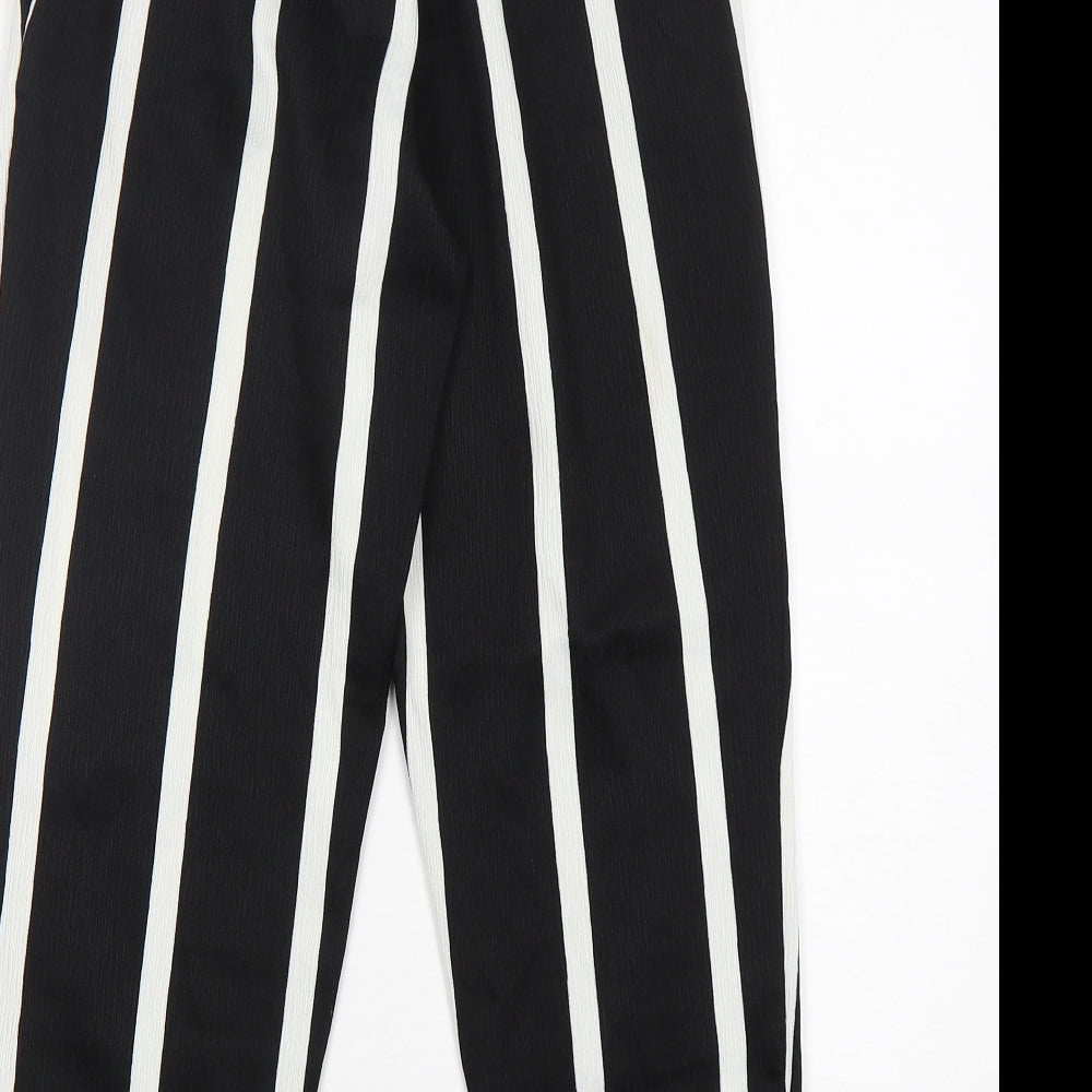 River Island Womens Multicoloured Striped Polyester Bloomer Trousers Size 4 L26 in Regular