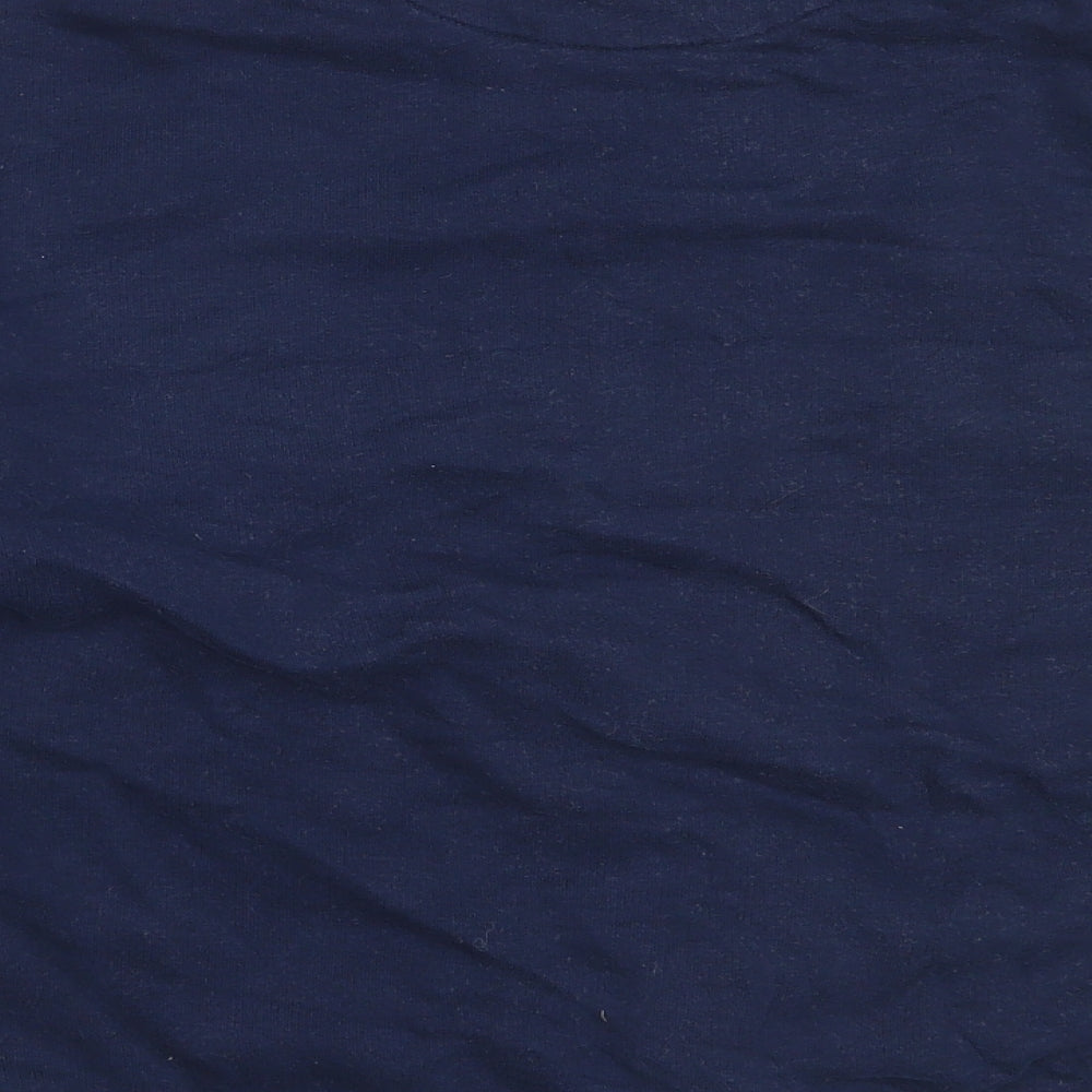 Marks and Spencer Boys Blue Cotton Pullover Sweatshirt Size 9-10 Years