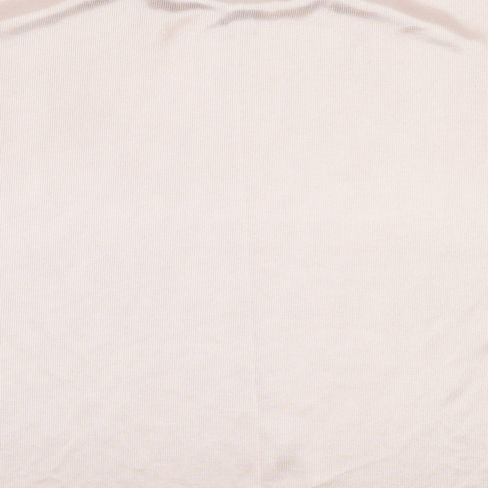 VILA Womens Pink Polyester Basic Blouse Size S Round Neck