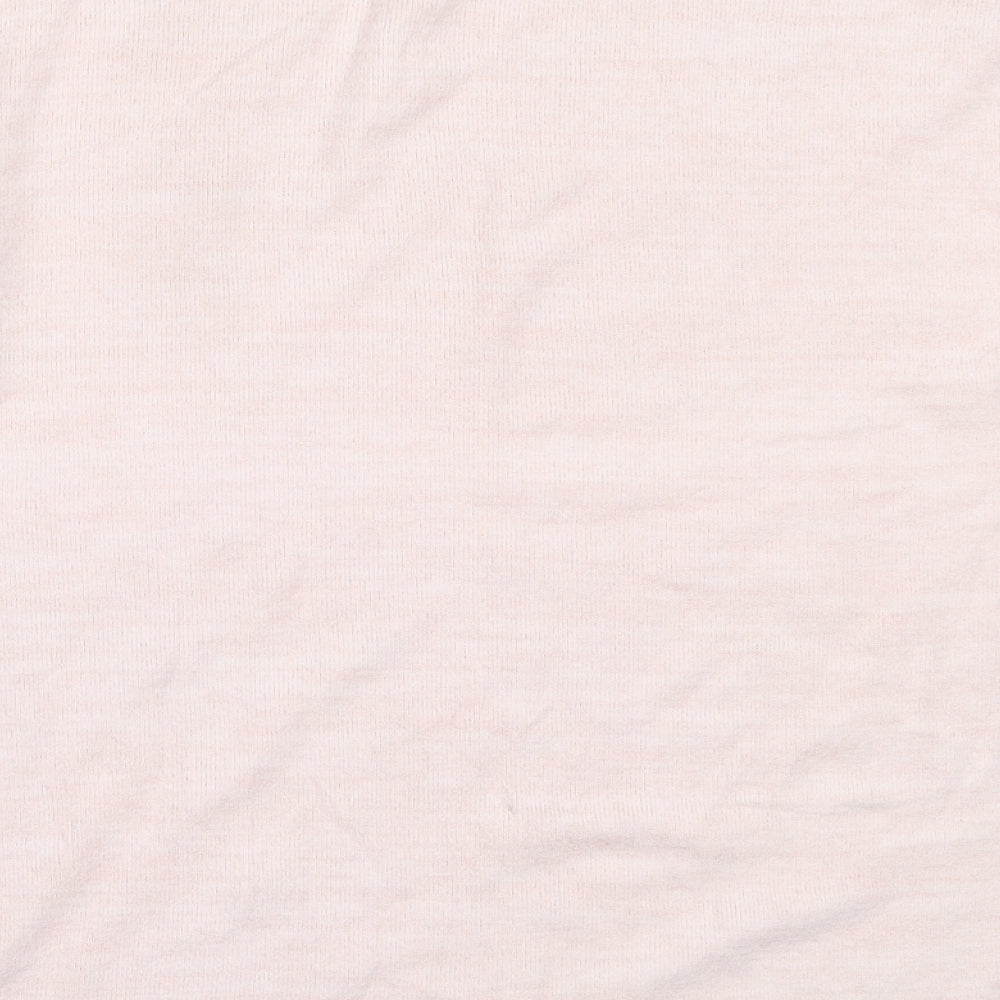 H&M Womens Pink High Neck Viscose Pullover Jumper Size XS