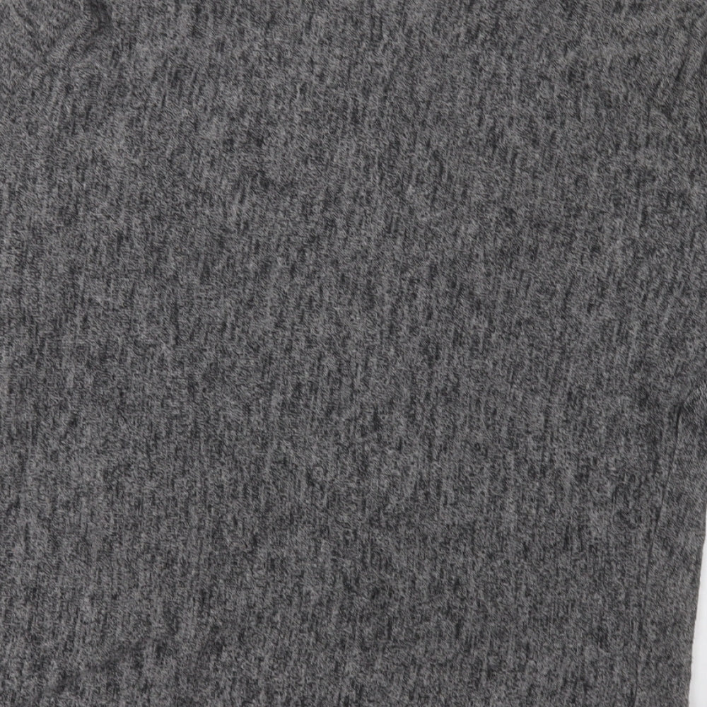 IZABEL LONDON Womens Grey Polyester Pullover Sweatshirt Size 12 Pullover