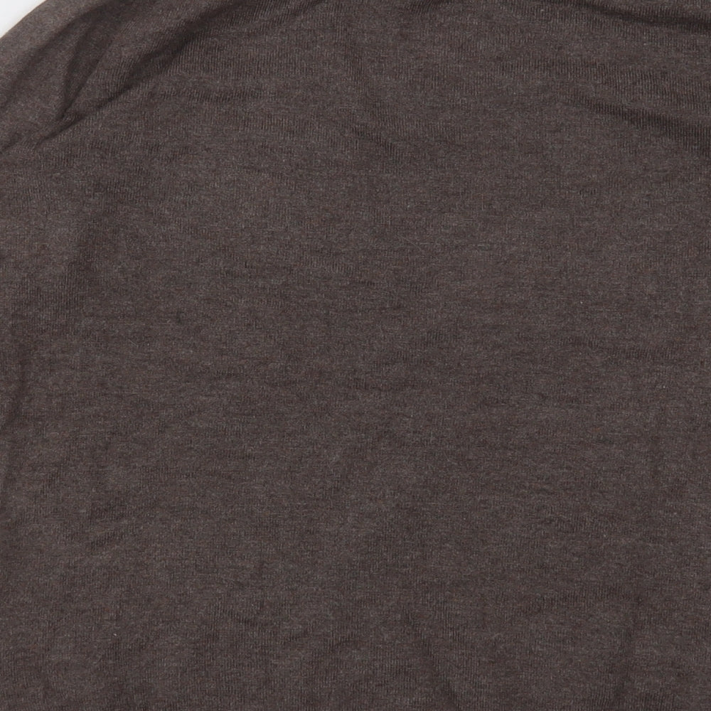 Dunnes Stores Womens Brown Viscose Pullover Sweatshirt Size 12 Pullover