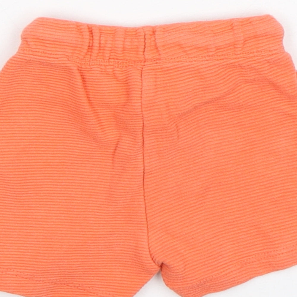 Disney Boys Orange Cotton Sweatpants Trousers Size 18 Months