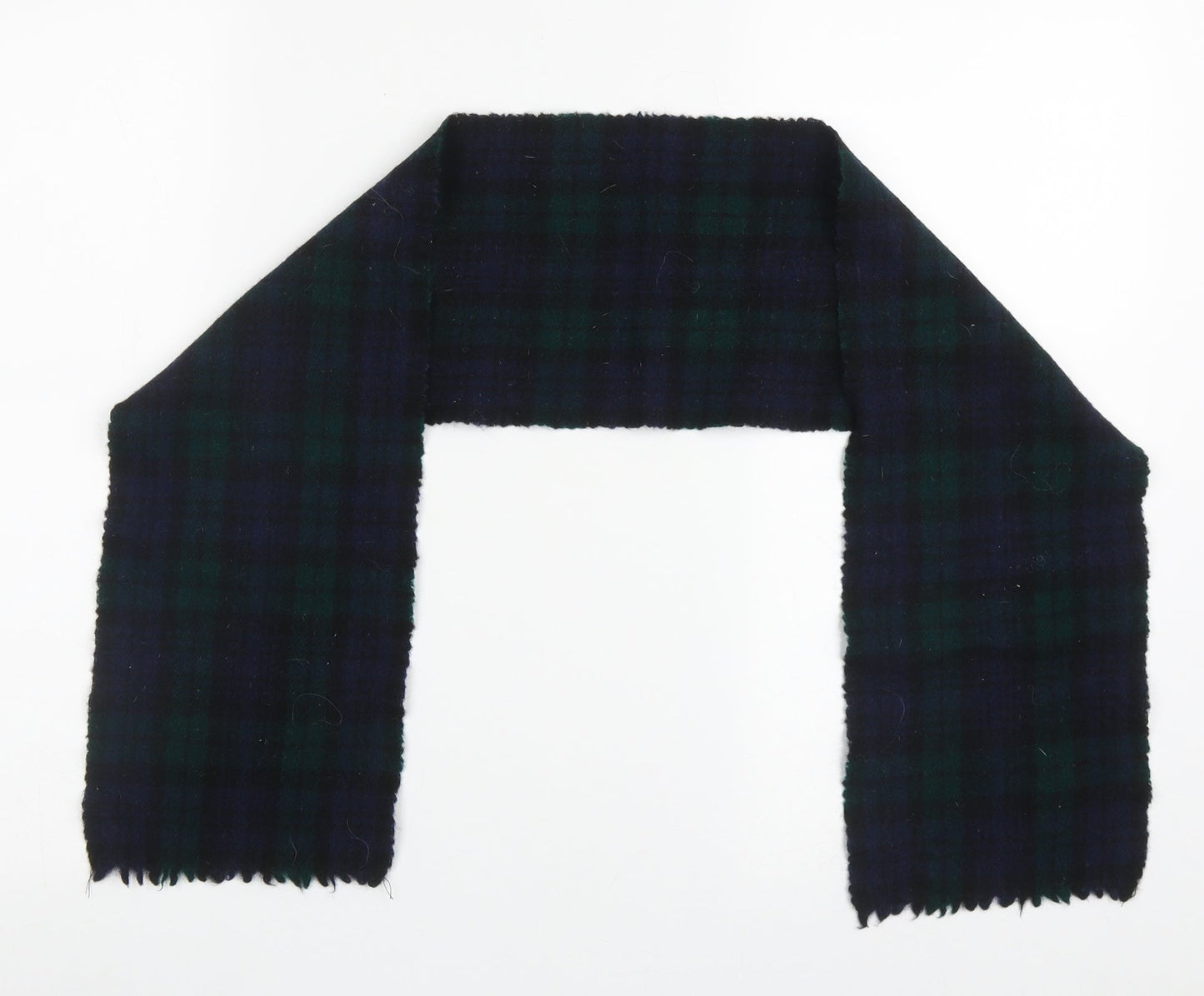 prewron Boys Green Check Polyester Scarf One Size