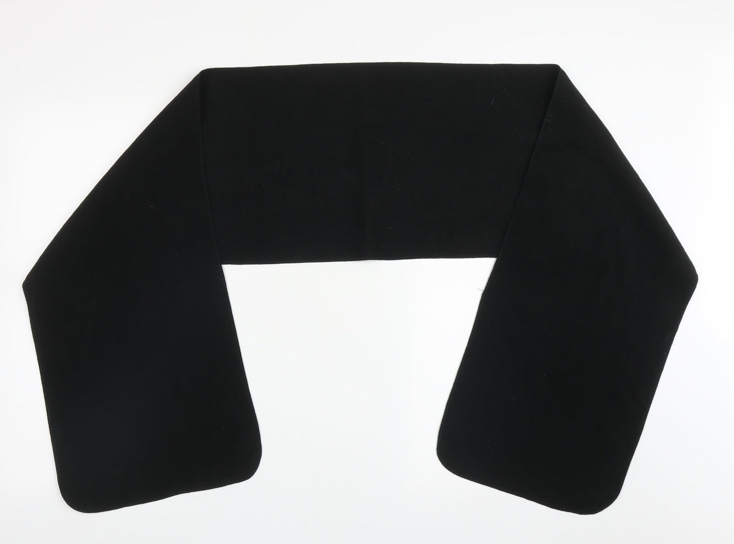 Preworn Mens Black Polyester Scarf One Size