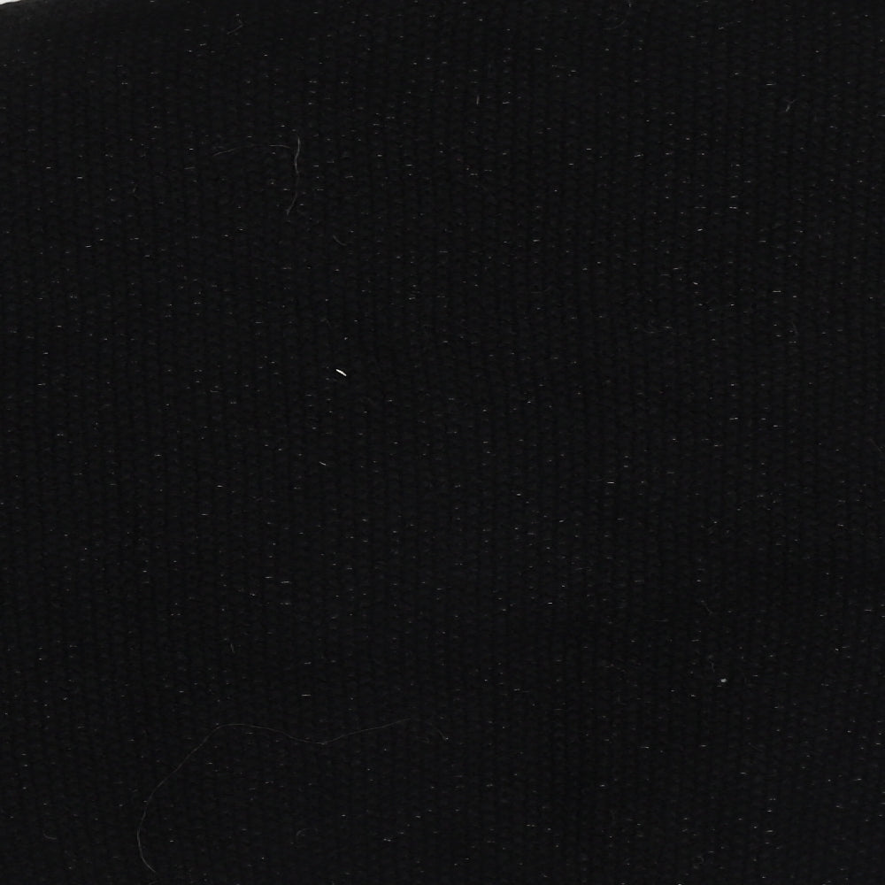 NEXT Womens Black High Neck Argyle/Diamond Acrylic Pullover Jumper Size L