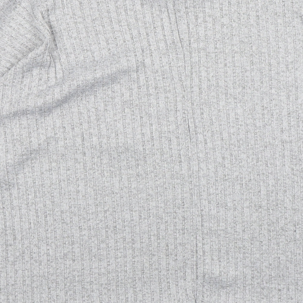 Primark Womens Grey Round Neck Polyester Pullover Jumper Size XS