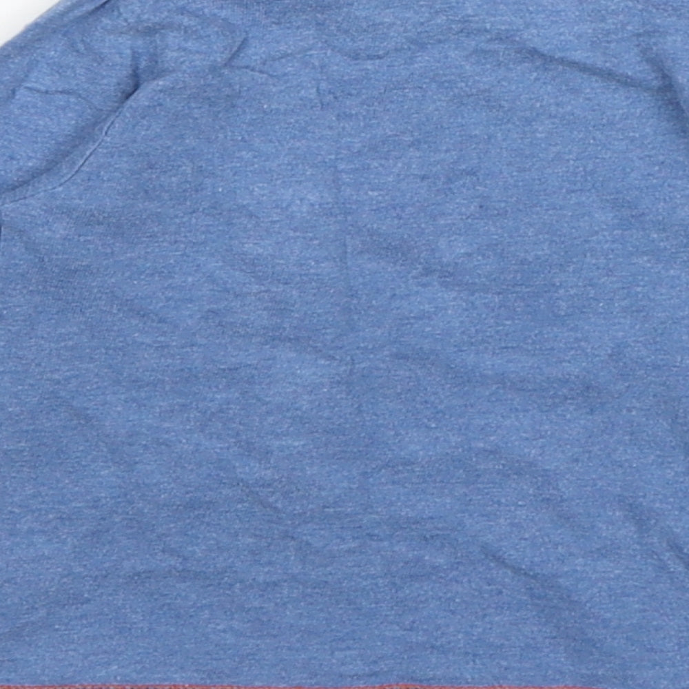 St Bernard Boys Blue Cotton Basic T-Shirt Size 12-18 Months Round Neck
