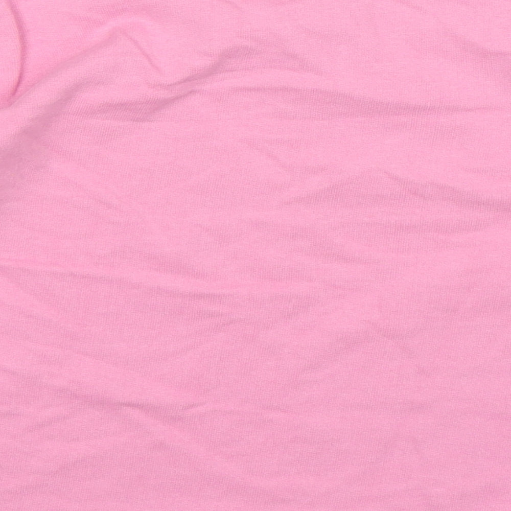 Blue Seven Girls Pink Cotton Pullover Sweatshirt Size 7 Years
