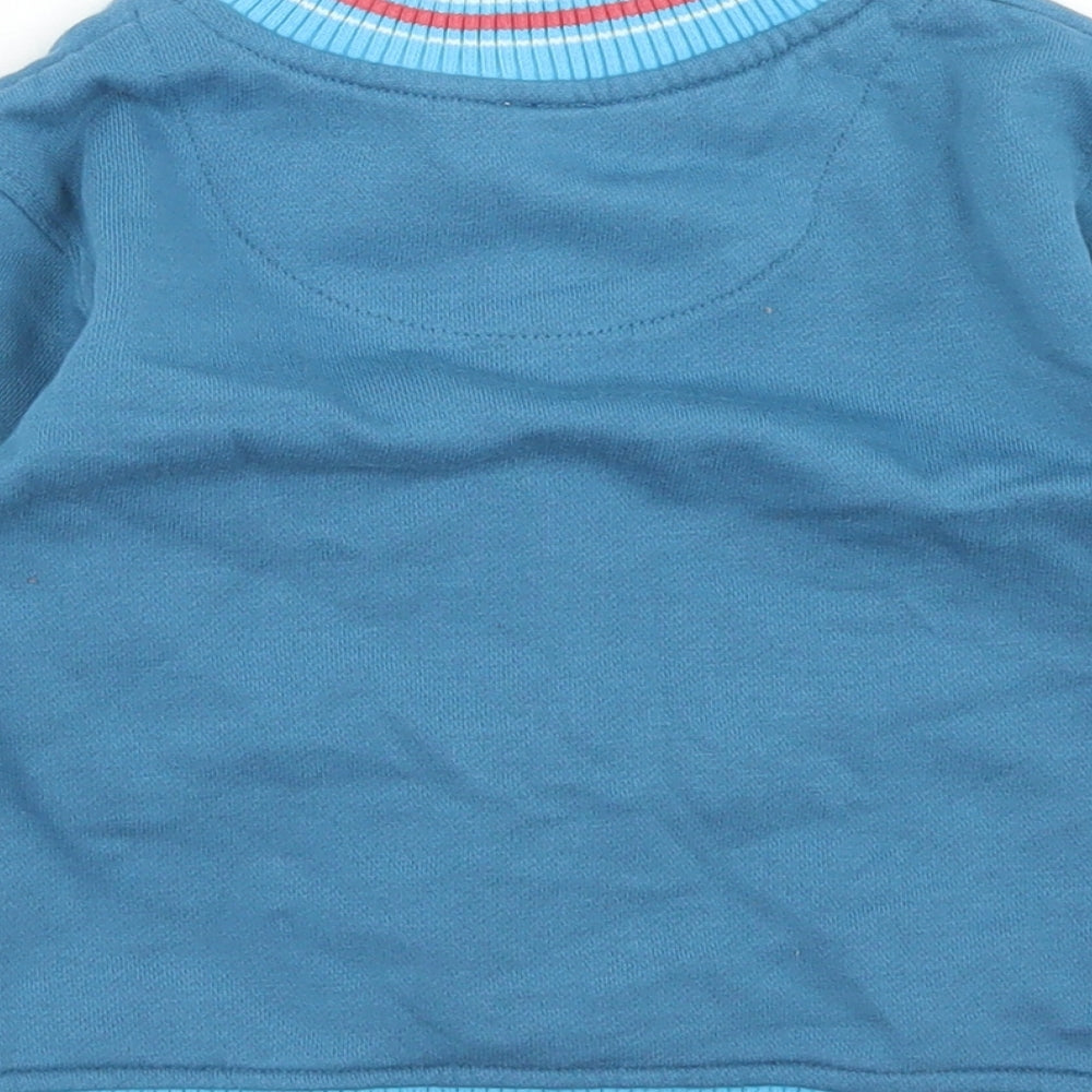TU Boys Blue Jacket Size 9-12 Months Zip