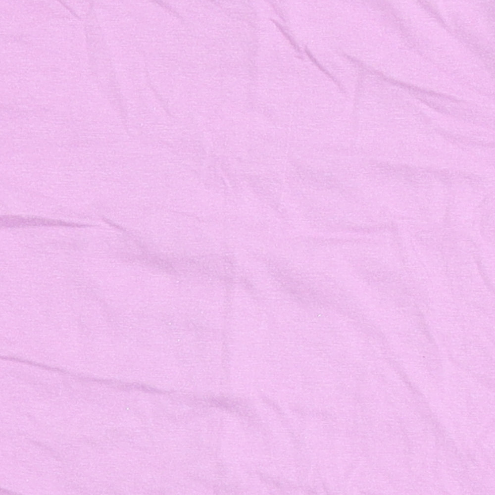 Primark Girls Purple 100% Cotton Basic T-Shirt Size 12-18 Months Round Neck - Sunshine