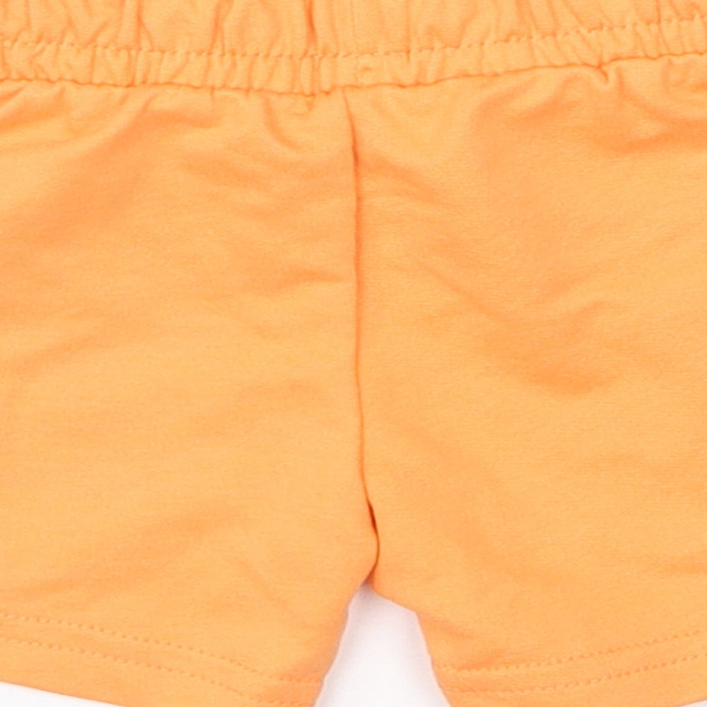 Dunnes Stores Baby Orange Cotton Jogger Trousers Size 6-9 Months