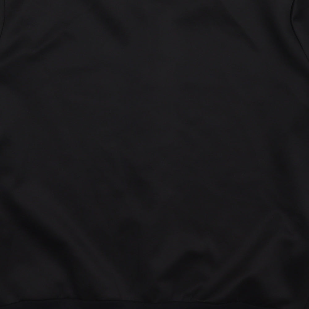 Boohoo Womens Black Jacket Size 14 Zip
