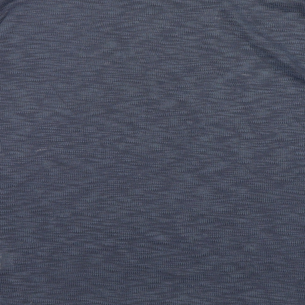 Atmosphere Womens Blue Round Neck Polyester Pullover Jumper Size 12