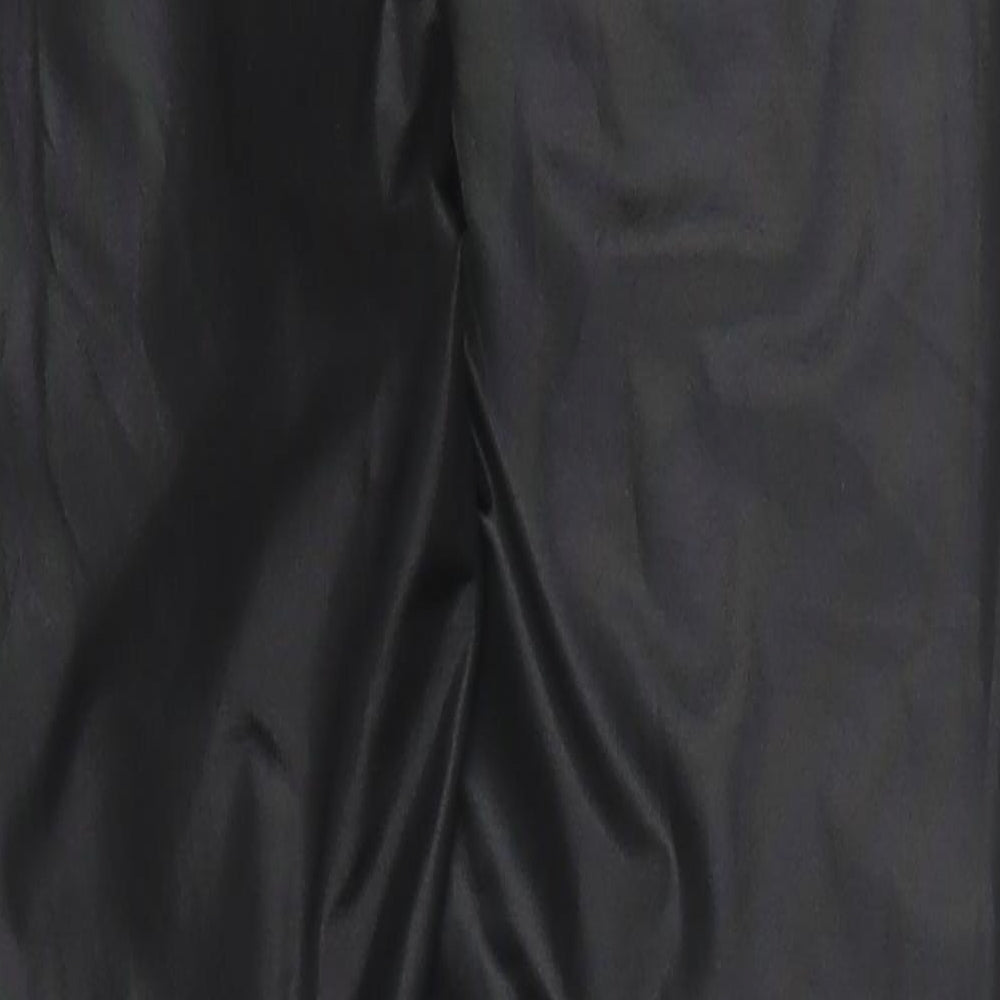 VERO MODA Womens Black Polyester Carrot Leggings Size 14 L28 in