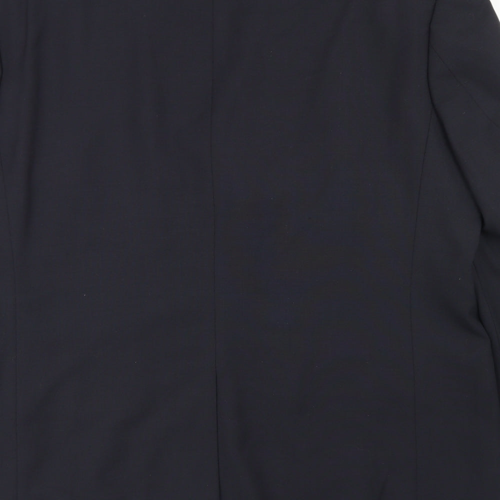 Burton Mens Blue Polyester Jacket Blazer Size 44