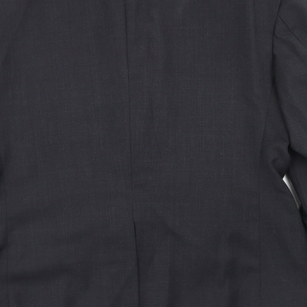 iTailor Mens Grey Polyester Jacket Blazer Size 36