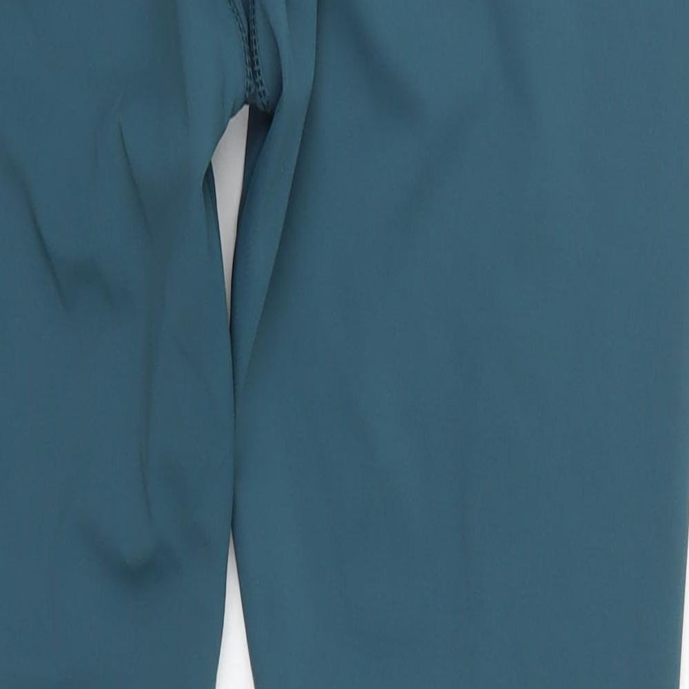 My Protien Womens Blue Polyester Capri Leggings Size 32 in L28 in Regular
