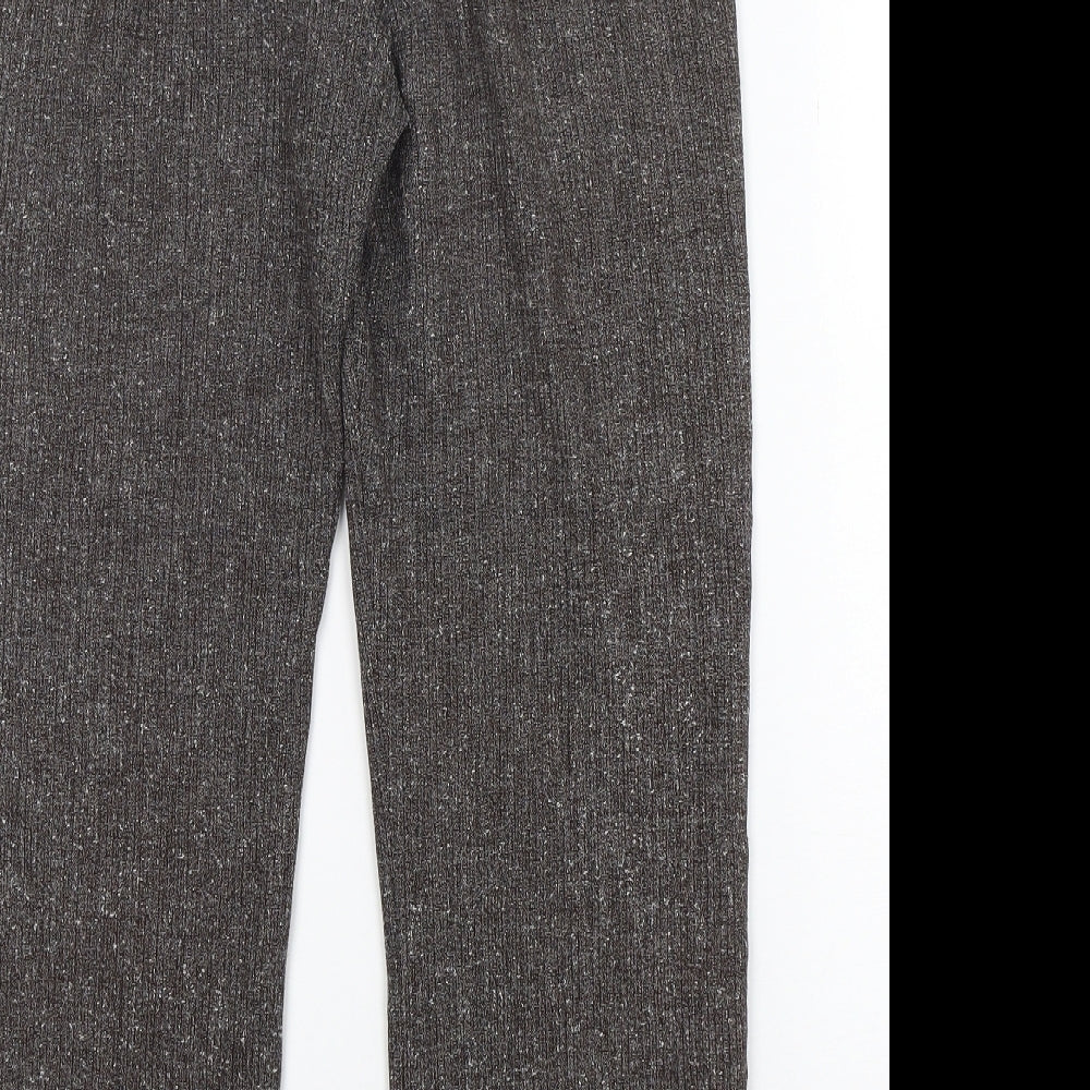 Minuet Womens Brown Polyester Trousers Size 30 in L28 in Regular Zip