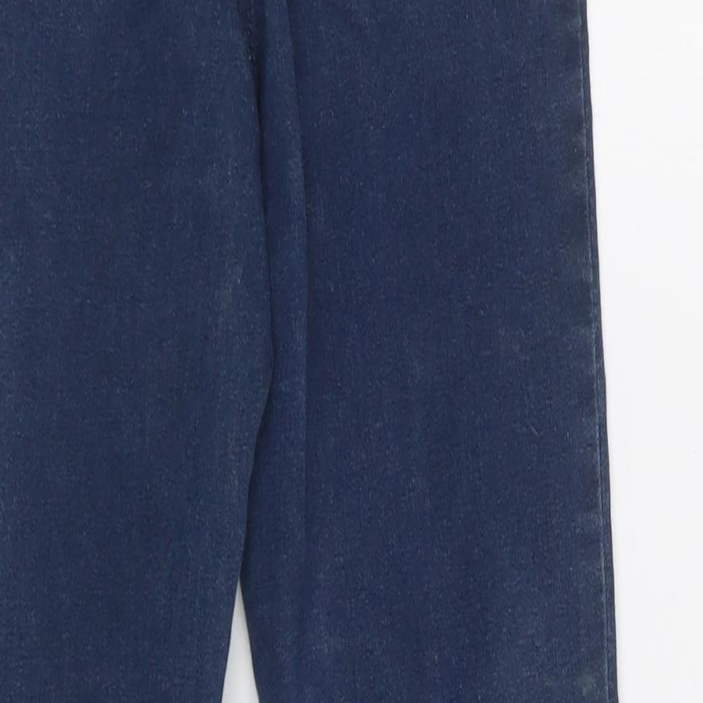 Primark Womens Blue Cotton Jegging Jeans Size 10 L27 in Regular Button