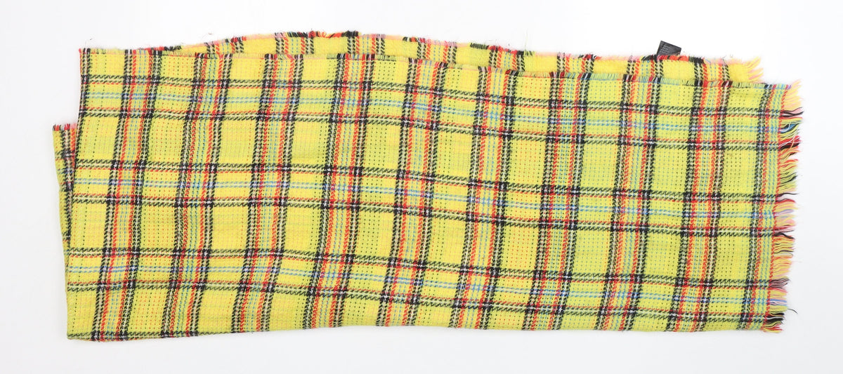 Faith Womens Multicoloured Plaid Acrylic Shawl/Wrap
