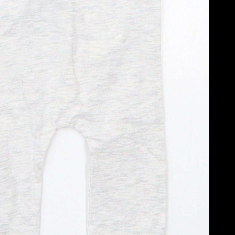 Matalan Girls Grey Cotton Capri Leggings Size 3-6 Months