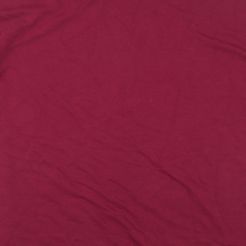 Primark Womens Red Cotton Pullover Sweatshirt Size 12 Pullover